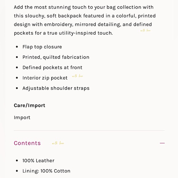 NEW Free People Mia Mirrored Backpack - Picture 5 of 13